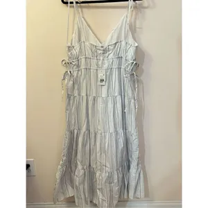 Rails Julia Dress West Seaport Stripe Cotton Midi XL thumbnail 6