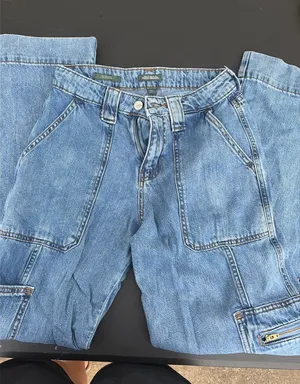 Wild Fable Jeans High-Rise Cargo thumbnail 1