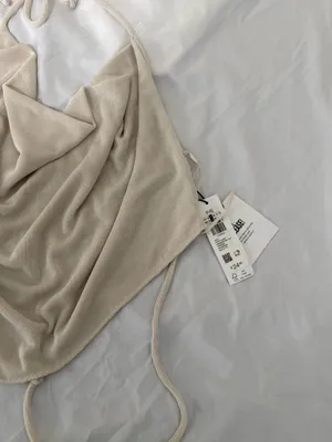 NWT Garage Sexy Open Back Women's tie top thumbnail 2