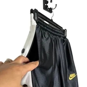 Nike Glam Dunk Popper Pants Black Satin Snap Side‎ Wide Leg XS CI9972-010 thumbnail 9