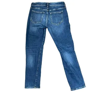 Gap‎ Denim Girlfriend Ankle Jeans Medium Blue Washed Mid-Rise Stretch 2R Women thumbnail 9