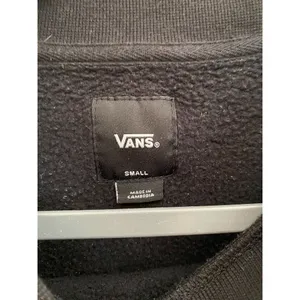 Women's Black‎ Vans Orange Boxed In Crewneck Oversized Sweatshirt Size Small thumbnail 3