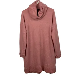 NWT * LULU'S Autumn Daze Mauve Pink Cowl Neck Long Sleeve Sweater Dress thumbnail 7