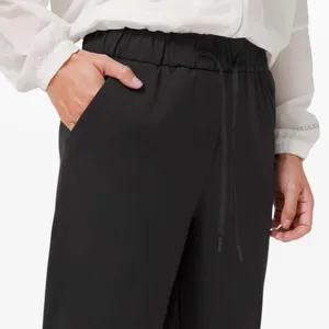 Lululemon Keep Moving Pant 7/8 High-Rise Drawstring Waist in Black W1632 Sz 4 thumbnail 3
