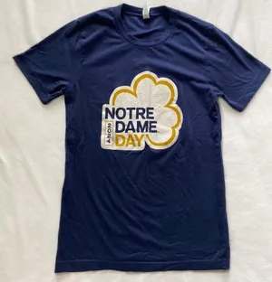 Notre dame shamrock shirt Blue thumbnail 1