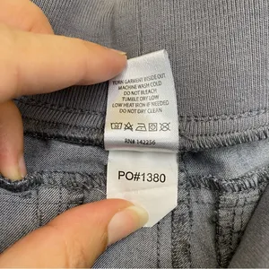 FIGS 7-Pocket Adjustable Ankle Scrub Pants Zippered Back Pockets Gray Sz Large thumbnail 4