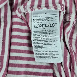Gap Body Forever Favorite Pajama Set Rose Stripe Modal Spandex Medium NEW thumbnail 6