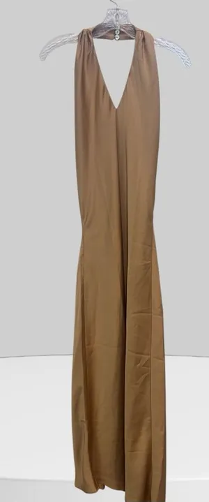 NWT Show Me‎ Your MuMu Backless Gold Sleeveless Halter Dress NWT/NWOT thumbnail 1