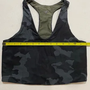 prAna Momento Reversible Camo Crop Top XS/S Racerback Yoga Activewear thumbnail 7