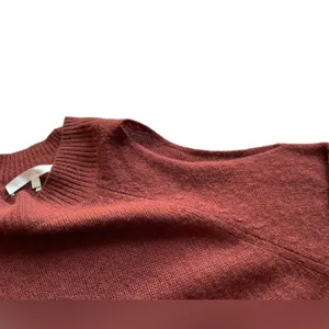NAKEDCASHMERE Cold Shoulder Rust Brown Cashmere Sweater - Size Small thumbnail 3
