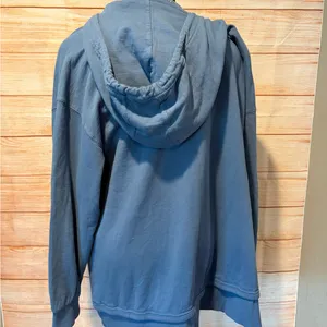 Athleta Women's  Blue Hoodie Sweater thumbnail 2