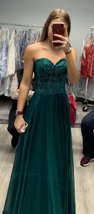 Alyce Paris Prom Dress Strapless thumbnail 1