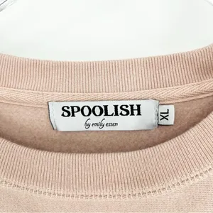 Spoolish by Emily‎ Essen Pink Zodiac Crewneck Sweatshirt Women's XL Celestial thumbnail 5