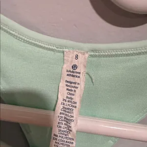 Lululemon Athletica Light Green Tank Top thumbnail 2