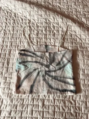 American Eagle Multi-Colored Tie Dye Bungee Strap Cropped Cami Size XS thumbnail 2