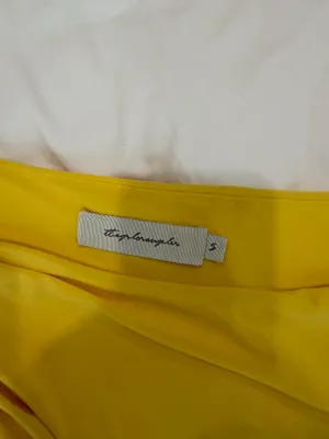 Yellow One Shoulder Dress thumbnail 3