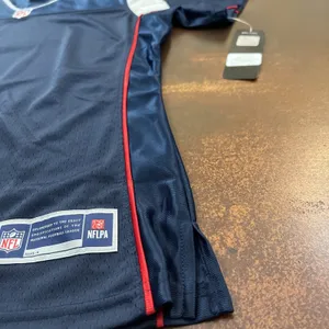 Pro Line New England Patriots Rep Jersey Blank Women's Medium Blue NFL Football thumbnail 5