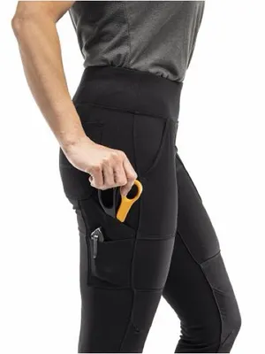 Carhartt Women's Burgundy Slim Pull-On Work Utility Legging thumbnail 4