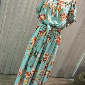 S🤍🌸AMTIOUS floral maxi dress ✨ Purple thumbnail 6