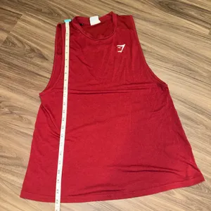 Gymshark Training Tank‎ Top - Women's Small Red Sleeveless Workout thumbnail 3