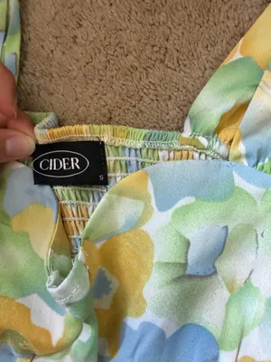 Cider floral tank size Small thumbnail 2