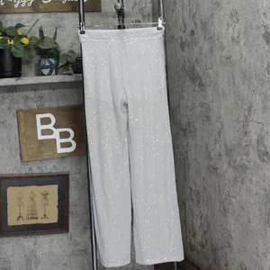 NWT Wild Fable Womens Mid-Rise Wide Leg Holiday Sequin Pants 91904442 Gray S thumbnail 3
