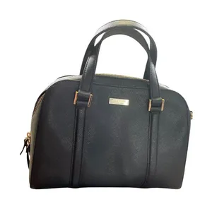 Kate Spade Womens Black Leather Satchel Handbag Medium Size SKU 8673 thumbnail 1