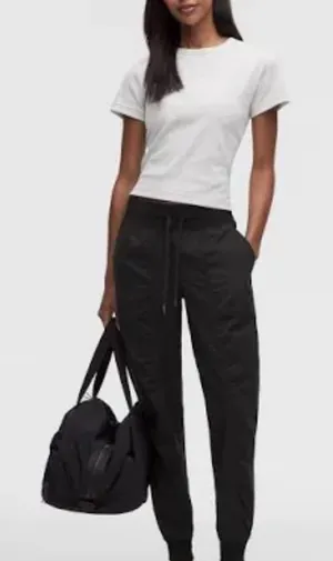 Lululemon Black Dance Studio Mid-Rise Joggers - Size 8 NWOT thumbnail 1