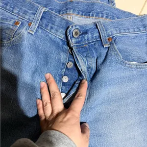Levi's Light Blue Straight Leg Jeans thumbnail 5
