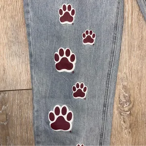 GAMEDAY SOCIAL Legacy Collection Mississippi State MSU Jeans Bulldog Paws 31 thumbnail 5
