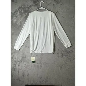 Halara White Long Sleeve Performance Crewneck Athletic Top Shirt Medium New thumbnail 3