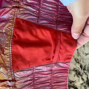 Free People Movement The Way Home Shorts In Pink Rainbow Metallic Size Medium thumbnail 8
