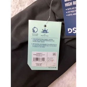 DSG Momentum High Rise 7/8 Tight Womens Small Black‎ Leggings DAW12306B NWT thumbnail 7