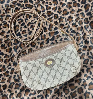Gucci Limited Edition Vintage Original GG Monogram Canvas Crossbody Bag Small thumbnail 1