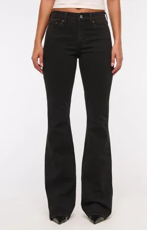 Abercrombie Mid-Rise Bootcut Jeans thumbnail 1