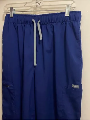 NiaaHinn Womens Dark Navy Blue Scrub Pants L Large Scrubs Medical Nursing Nurse thumbnail 2