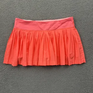 Lululemon Pleat To Street Skirt Skort Grapefruit Coral Athletic Tennis Women 8 thumbnail 4