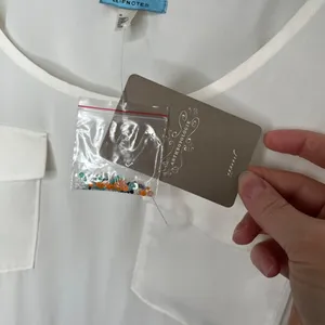 Anthropologie Leifnotes Beaded Chiffon White Tank Top 10 thumbnail 4