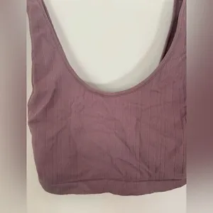 American Eagle Outfitters Ribbed Crop Tank Top Size M thumbnail 5