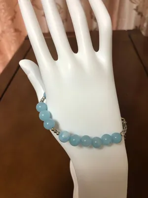 Handmade natural agate bracelet thumbnail 2