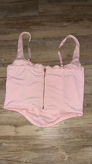Pink corset top thumbnail 2