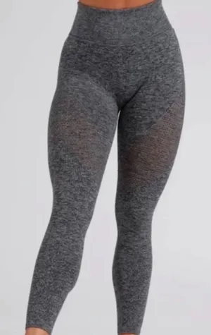 BuffBunny Recharge Seamless Legging Tights activewear Granite Medium M workout thumbnail 1