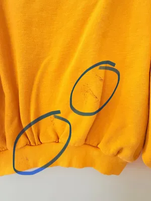 Polo Ralph Lauren Women's Yellow Vintage Fleece Logo, size XS thumbnail 7