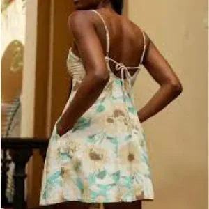 NWT Free People Altura Printed Mini Dress Sunflower Large thumbnail 7