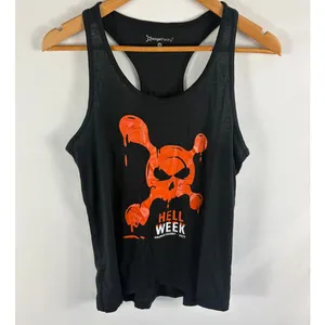 Orange Theory Hell Week 2022 Tank Size Medium Black thumbnail 2