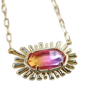 Kendra Scott Elisa Bird Gold Short Pendant Necklace thumbnail 3