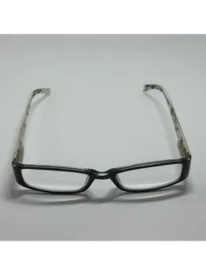 Foster Grant Black and Beige Patterned Prescription Glasses Frames with Case thumbnail 3
