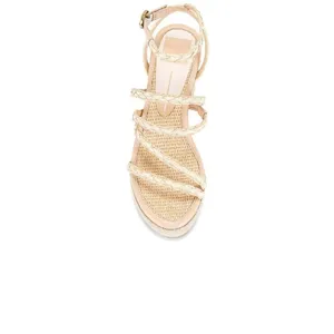 Dolce Vita Catina High Heels in Light Natural 8 with box Womens Platform Raffia thumbnail 2