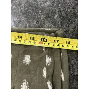 Est. 1946 Women’s Size 12 Wide Leg Pants Olive Green Boho Granola Teacher Casual Fun Zip thumbnail 6