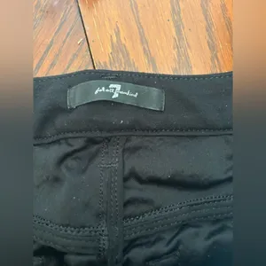 7 For All Mankind Sequin Embellished Skinny Jeans Black Blue Size 25 thumbnail 5